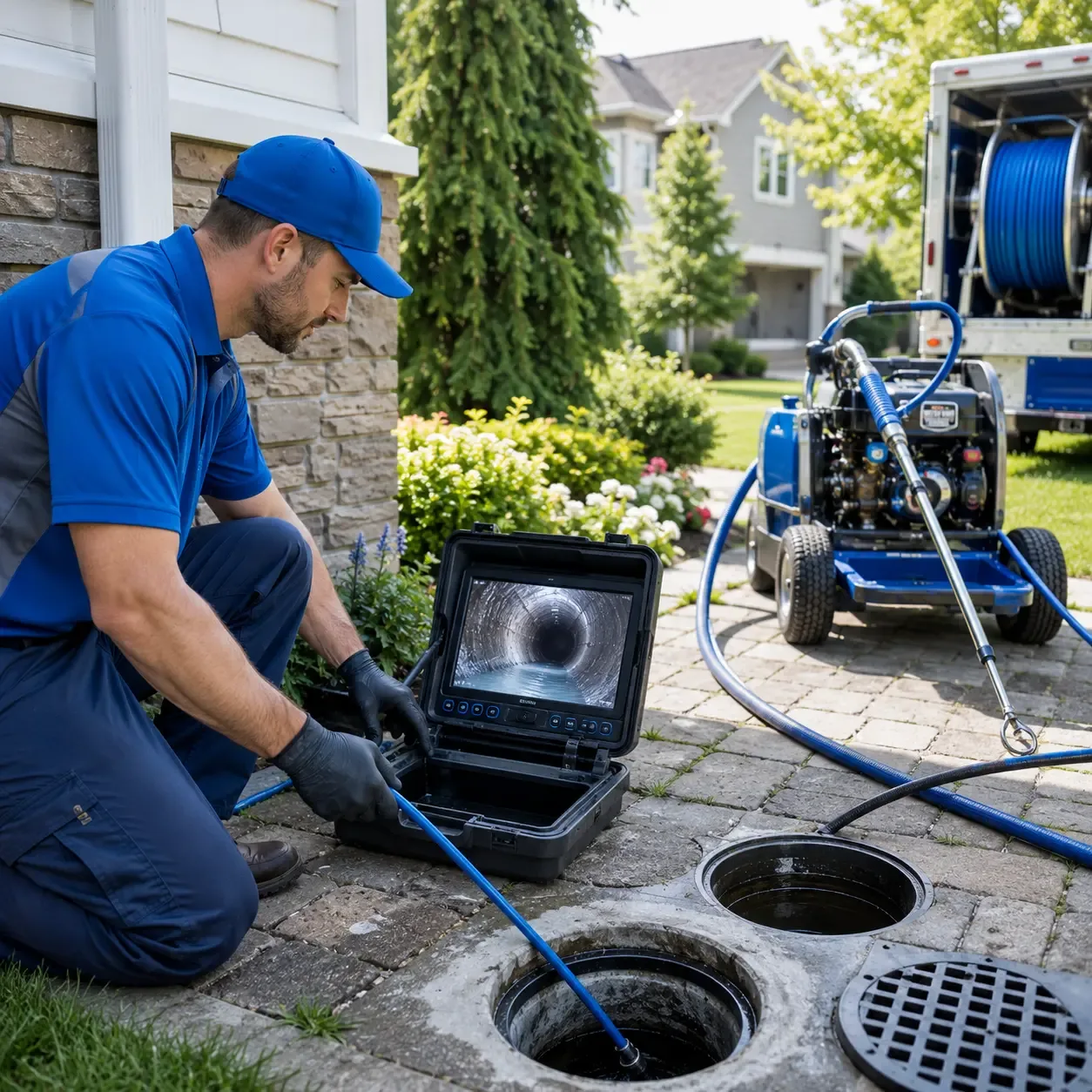Outdoor drain cleaning professionals serving Beals, ME